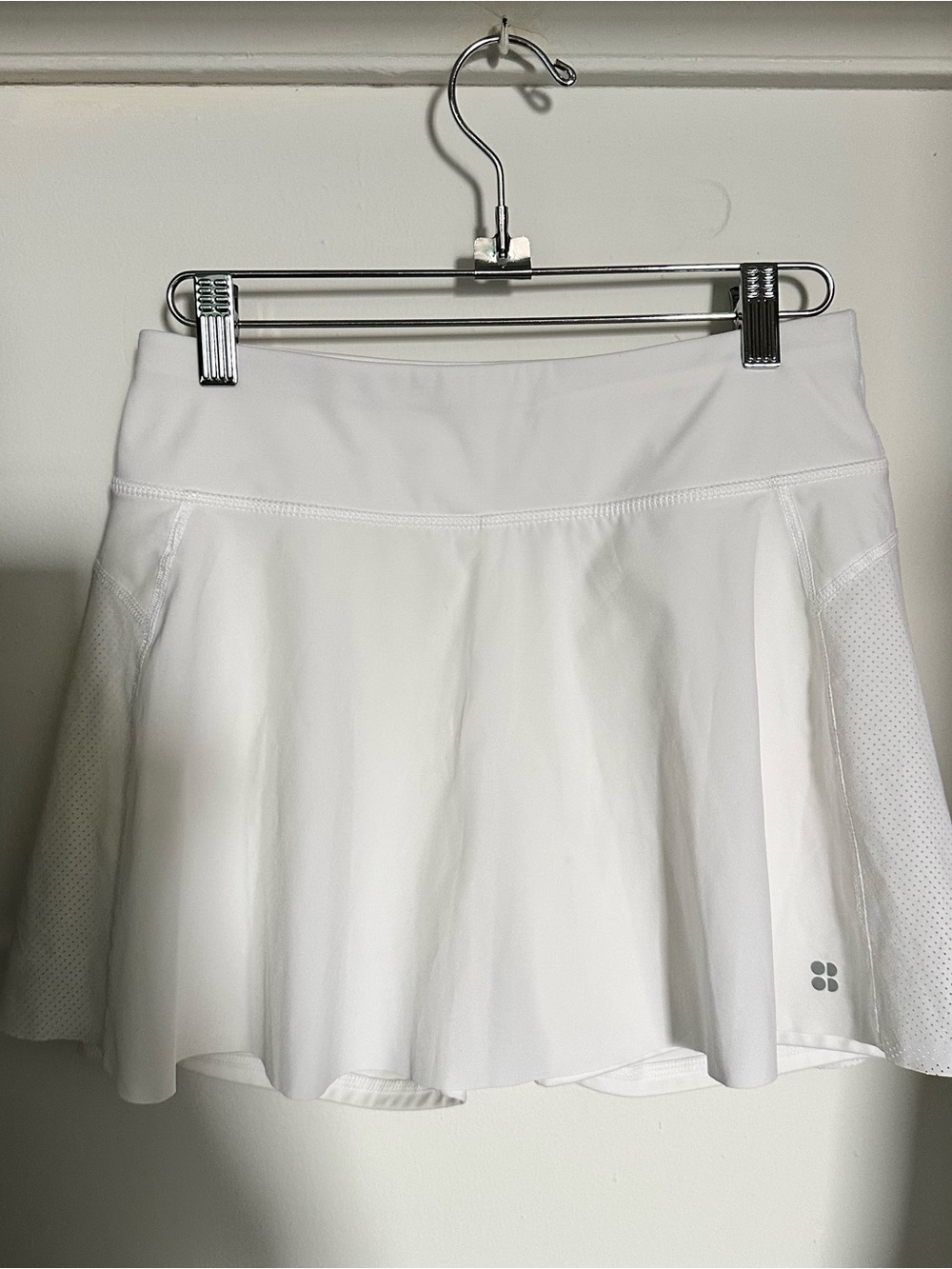 Sweaty Betty White Tennis Skirt with Built-In Shorts size S